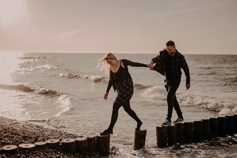 Pärchen an der Ostsee